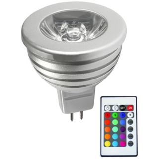 2 Watt Color Changing MR16 LED Bulb With Remote   #Y8062 U1431