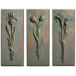 Florals Set of 3 Wall Art Pieces   #M0253