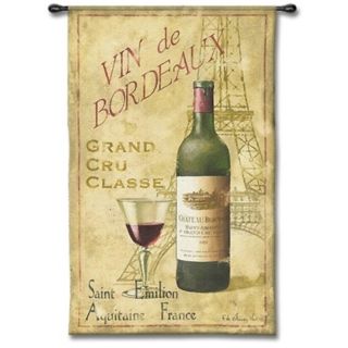 Vin de Bordeaux 53" High Wall Tapestry   #J8680