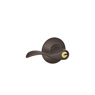 Schlage Accent Right Hand Oil Rubbed Bronze Door Lever   #01585