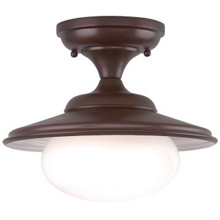 Independence Collection 11” Wide Old Bronze Ceiling Light   #F5562