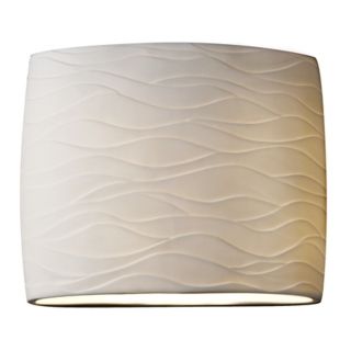 Oval Wave 11 1/4" Wide Wall Sconce   #06761