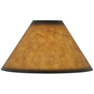 Leatherette Empire Shade 6x19x12 (Spider)   #25209
