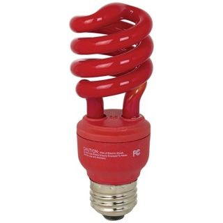 ECObulb 13 Watt CFL Twist Red Party Bulb   #77847