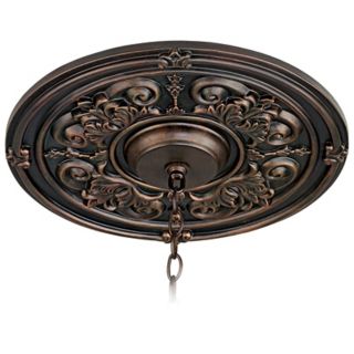 Fleur de lis 16" Wide Ceiling Medallion   #09824