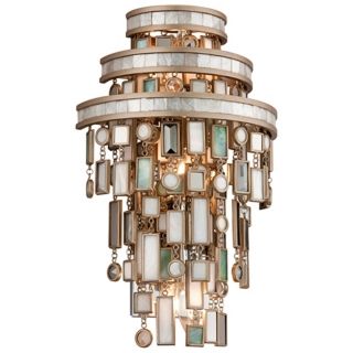 Corbett Dolcetti Mixed Shells 15 3/4" High Wall Sconce   #T6747