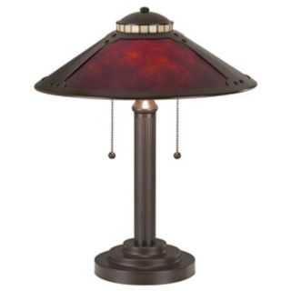 Mica Collection Mission Style Desk Lamp   #78448