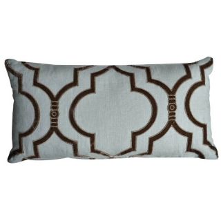 Taza Slate 20" Wide Linen Accent Pillow   #X1745