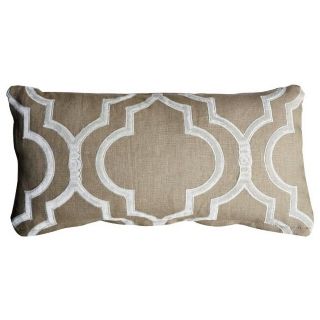 Taza Natural 20" Wide Linen Accent Pillow   #X1748