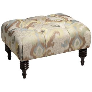 Albington Ikat Ald Fancy Ottoman   #W3082