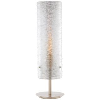 Acrylic Cylinder Accent Table Lamp   #M4399
