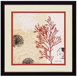 Coral Reef 'Seashell' 22" Square Wall Art   #J6067
