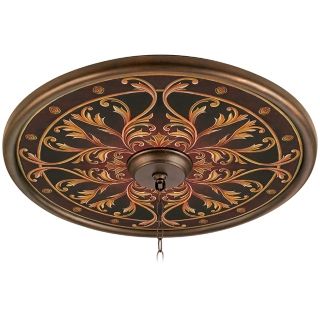 Tracery Jewels 24" Wide Bronze Finish Ceiling Medallion   #02777 G7136