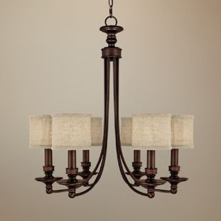 Midtown Collection Burnished Bronze  27" Wide Chandelier   #T1867