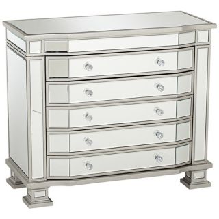 Wilton Wide Mirrored 3 Drawer Dresser   #T8334