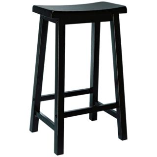 Antique Black 29" High Bar Stool   #N5411