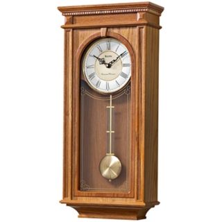 Bulova Manorcourt 24 1/4" High Wall Chime Clock   #F6823