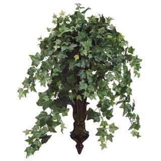 Ivy in Long Resin Wall Sconce Faux Foliage   #N6771