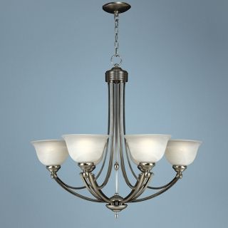 Quoizel Delray Six Uplight One Tier Chandelier   #94412