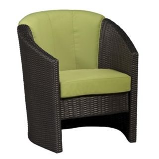 Riviera Collection Green Apple Outdoor Barrel Accent Chair   #T1342