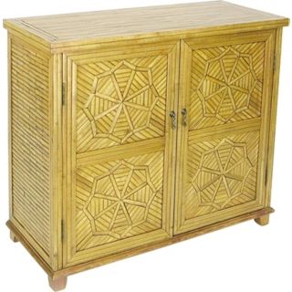 Bamboo Lacquered Finish Cabinet   #H2233
