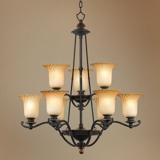 Genova Collection 32" Wide Two Tier Chandelier   #79554
