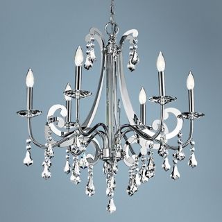 Kichler Leanora Chrome 28" Wide 6 Light Chandelier   #T0292