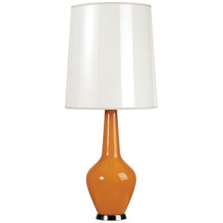 Jonathan Adler Capri Tall Orange Glass Table Lamp   #J1772
