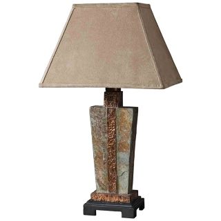 Uttermost Slate & Copper Indoor Outdoor Table Lamp   #R5771