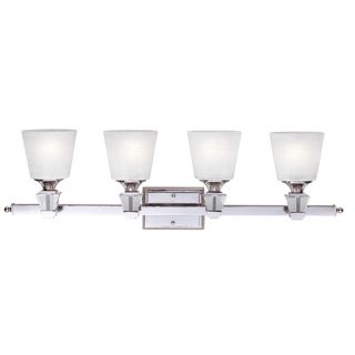 Deluxe Collection 33 1/2" Wide Four Light Bathroom Fixture   #88484