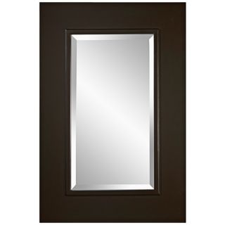 Murray Feiss Smythe 36" High Bronze Framed Wall Mirror   #X5745