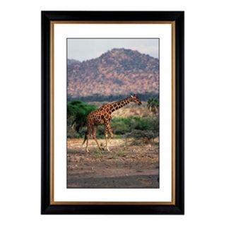 Serengeti Giraffe Run Giclee 41 3/8" High Wall Art   #55097 80384