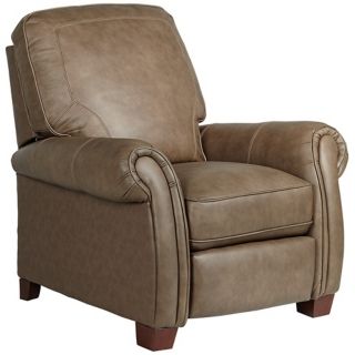 Arden Leather Match Dunhill Brown Recliner   #W2955