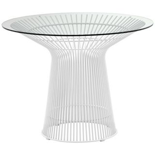 Zuo Wetherby White Chrome Dining Table   #V9274