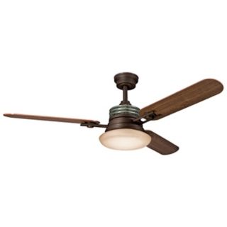 Rustic   Lodge, Ceiling Fan With Light Kit Ceiling Fans
