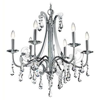 Chrome, Crystal, Entryway Chandeliers