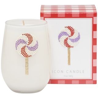 Pinwheel Lollipop Icon Candle   #W4628