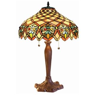 Garden Trellis Tiffany Style 25" High Table Lamp   #J6810