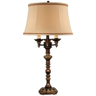 Italian Bronze Four Light Floor Lamp   #T3857