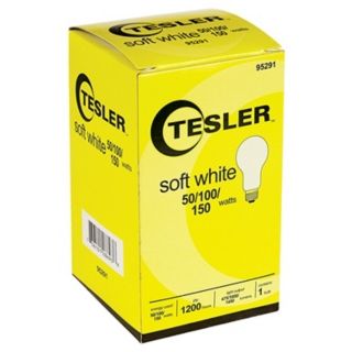 Tesler 50 100 150 Soft White Light Bulb   #95291