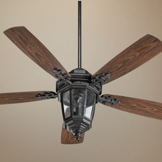 52" Quorum Dimone Sienna Patio Ceiling Fan with Light Kit   #V0005