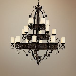 River Crest Collection 20 Light 61" Wide Candle Chandelier   #R8348
