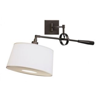 Real Simple Bronze Plug In Swing Arm Wall Lamp   #78000