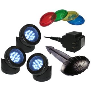 Luminosity All In One 3 Light LED Pond Light Kit   #49570