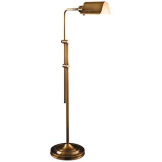 Rouen Antique Brass Adjustable Pharmacy Floor Lamp   #V0504