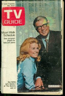 1969 TV Guide Dan Daily Julie Sommars Moon Walk Sched