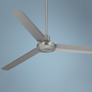 60" Turbina Brushed Steel Ceiling Fan   #R4144
