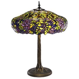 Labumum Tree Tiffany Style Table Lamp   #G8324