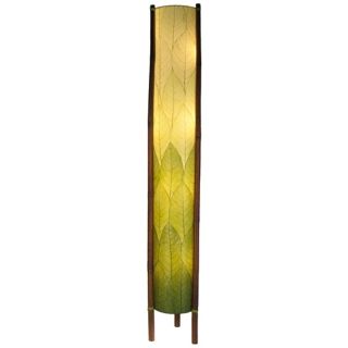 Eangee Giant Hue Series Green Cocoa Leaves Tower Floor Lamp   #M2150