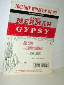 Together Wherever We Go Sheet Music from Gypsy 1959